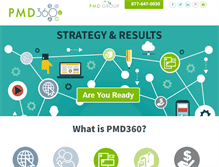 Tablet Screenshot of pmd360.com